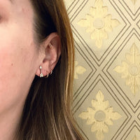 Stud Collection by 720: Recycled Silver Cupid's Arrow