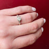 Gorgeous Gold 2-tone 1930's Engagement Ring