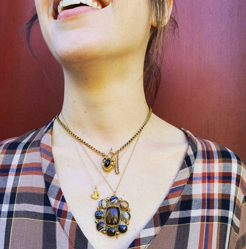 Georgian Banded Agate Necklace