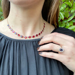 Gold and Garnet Necklace Circa 1850