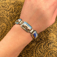 Enameled 1920's German Souvenir Bracelet