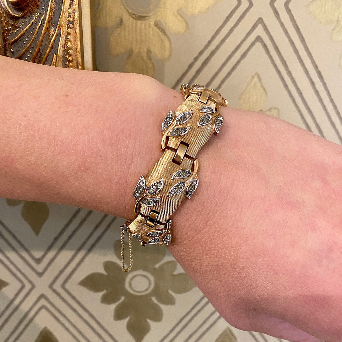 Luxurious Panel Bracelet by Trifari