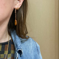 Warm & Wonderful Amber Earrings by Ancient Influences