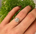 Platinum and 18k Yellow Gold Diamond Star Ring