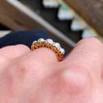 Victorian Dream Ring with Pearls & Diamonds