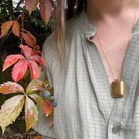 Edwardian Locket Hand Engraved with "JA"