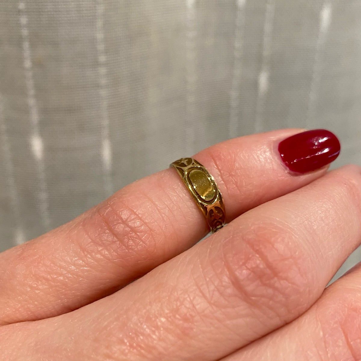 Little Gold Signet Ring