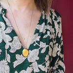 Pretty Engraved Gold Filled Oval Locket