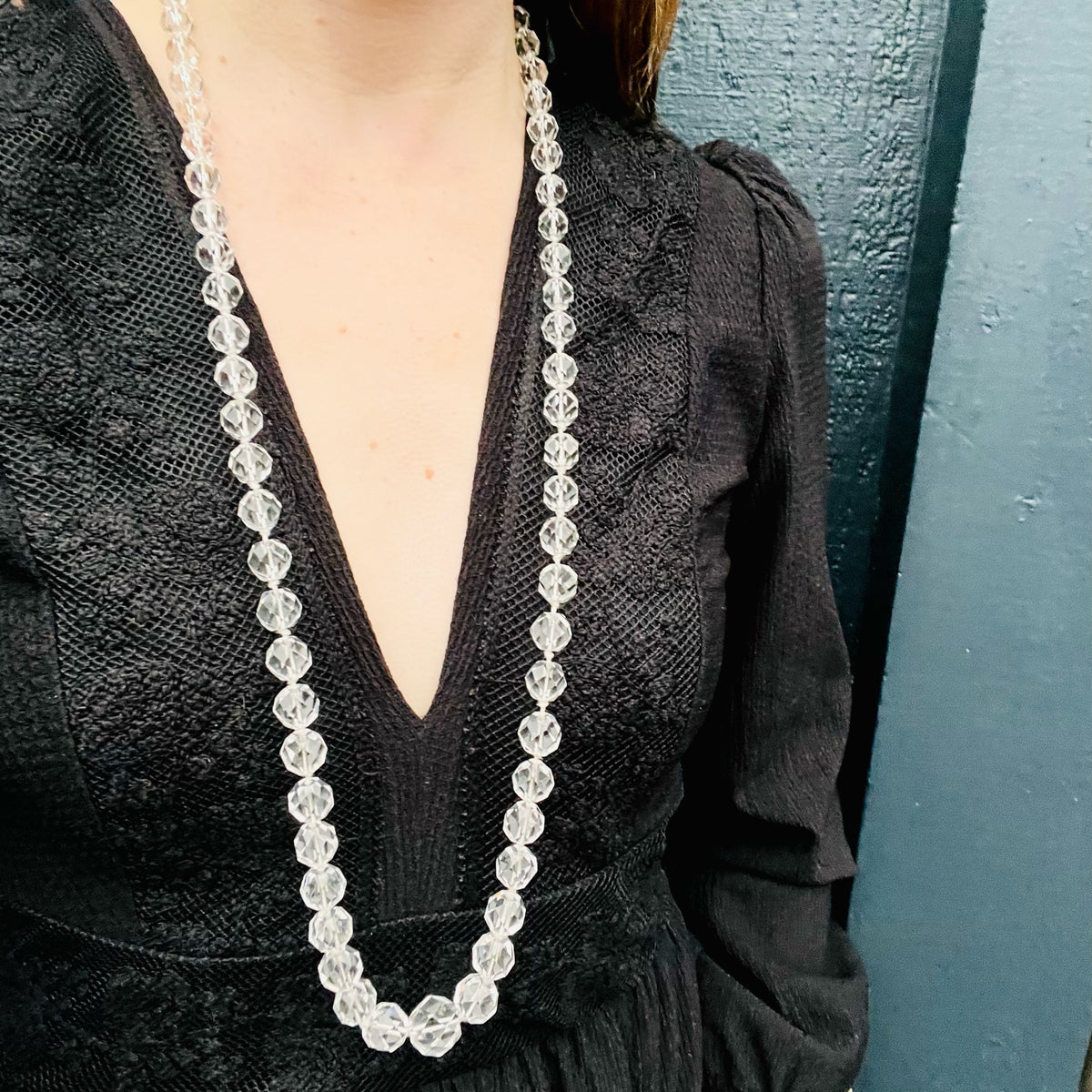 Gorgeous Graduated Crystal Flapper Beads