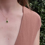 Gorgeous Arts & Crafts Gold & Jade Pendant