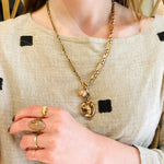 Victorian Rose Gold Filled Fob