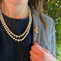 Luscious Double Strand Of Vintage Pearls