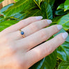 Rich Blue Sapphire Solitaire c1890