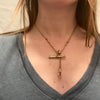 My Favourite Antique Woven 18k Chain with T-bar and Hook