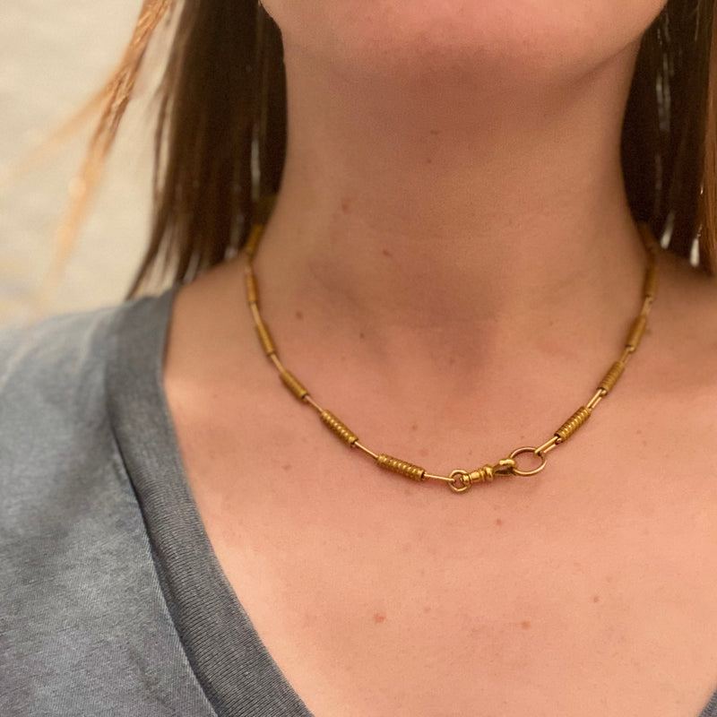 Gorgeous 18k Chain and Split Ring