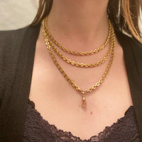 Deliciously Long Fancy Link 9ct Guard Chain