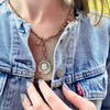Round English Sterling Silver Fob with Shield