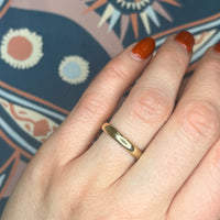 Victorian Half Round Gold B.N.Co. Wedding Band