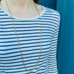 Vintage Extra Long Gold Anchor Chain