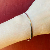 Slim Sterling Silver Bangle Bracelet