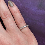 The Little Beauty Art Deco Diamond Band