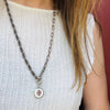 Double-Sided Bridge & Fleur de Lis Charm