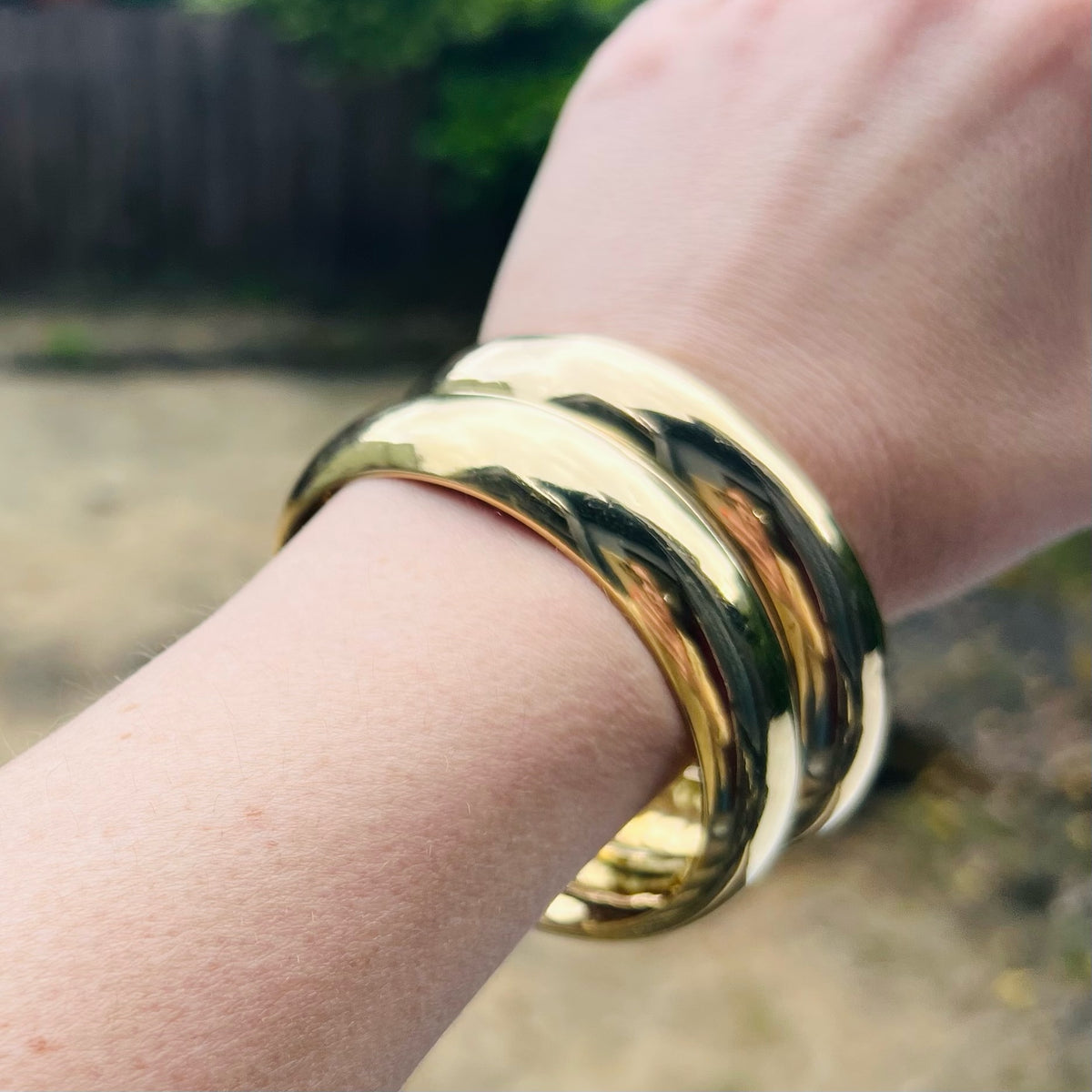 Ultimate Luxury Heavy 18k Gold Bangle