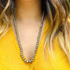 Vintage Navajo Sterling Silver Bead Necklace