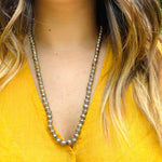 Vintage Navajo Sterling Silver Bead Necklace