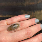 Subtle Sterling Silver & Agate Ring