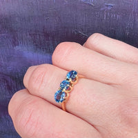 Antique Ring with Stunning Sapphires