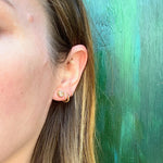 The Rose Cut Diamond Stud Earrings
