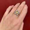 Rose Cut Diamond 19thc Picture Frame Ring