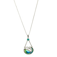 Charles Horner Enameled Arts and Crafts Necklace - Gem Set Love