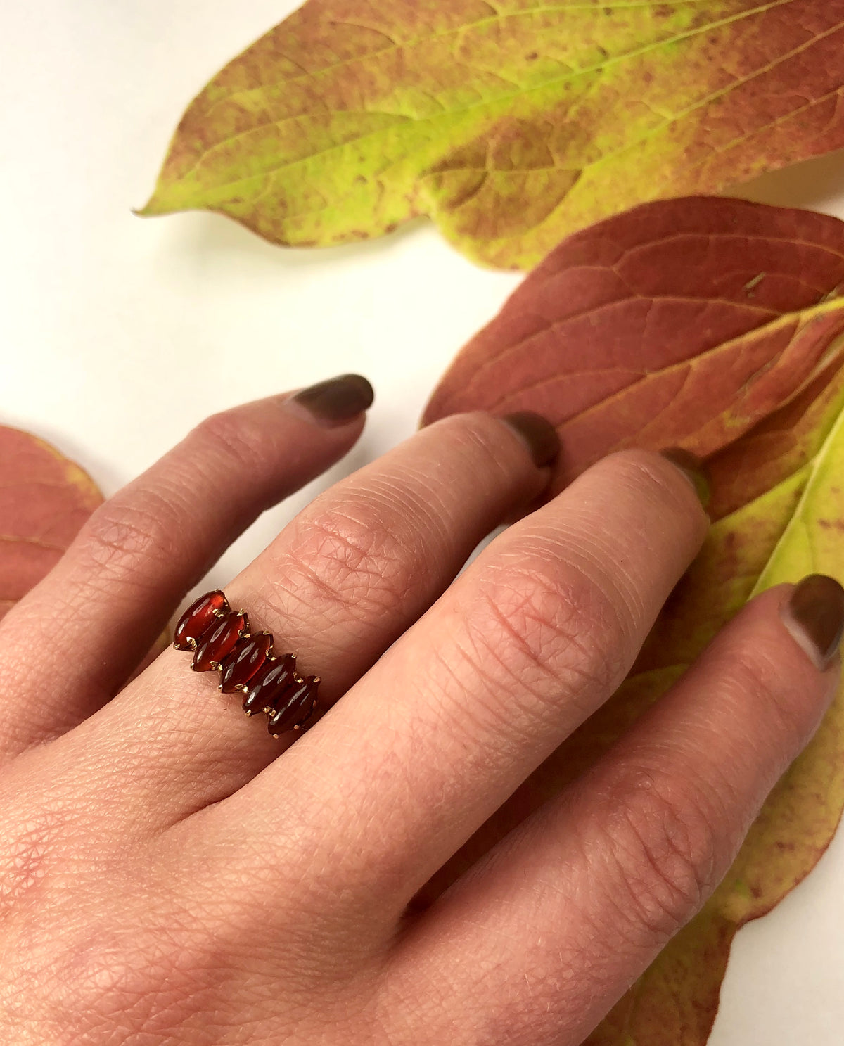 Beautiful Victorian Gold Ring with Carnelian