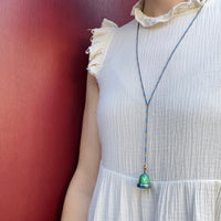 Stunning Enameled 1920s Pendant Watch and Chain