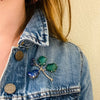 Silver Mid Century Modernist Brooch