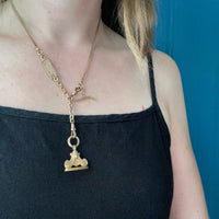 Enchanting Art Nouveau Woman Fob