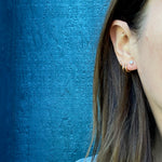 Sweet and Petite Diamond Studs in Platinum
