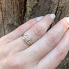 Vintage Gold Diamond Wedding Set
