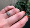 Romantic 1930s Diamond Band in Platinum and 18K