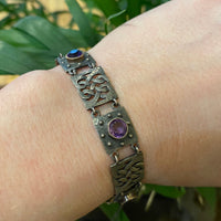 Murrle Bennett Arts and Crafts Silver Bracelet in the Celtic Style