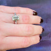 1940's Emerald Cut Diamond Engagement Ring