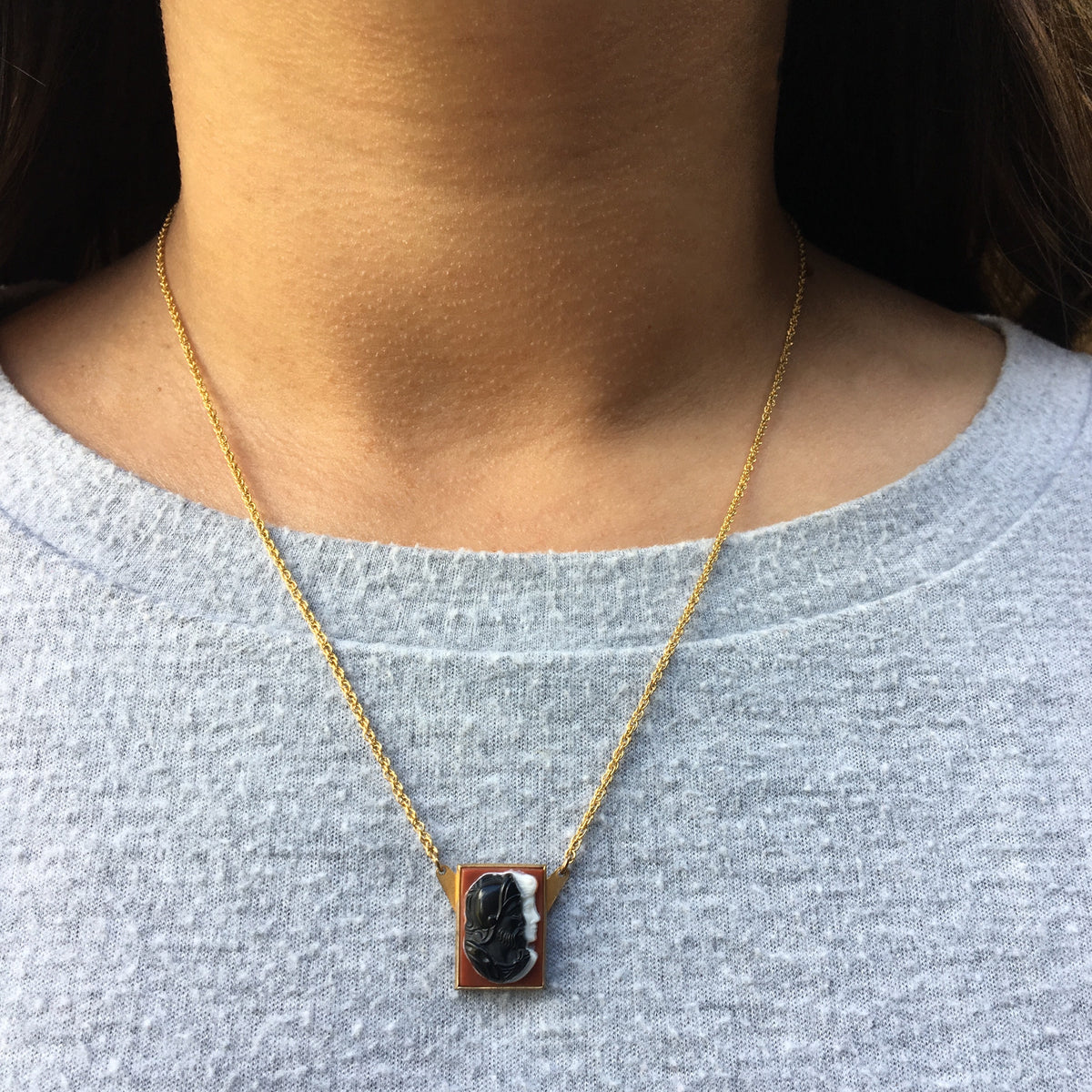 Double Cameo Pendant