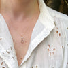 LUNA Moonstone and Diamond Pendant