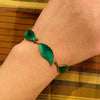 David Andersen Green Leaf Bracelet