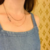 Rose & Silver Chain with Decorative Clasp