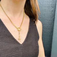 Deliciously Macabre Gold & Pearl Claw Talisman