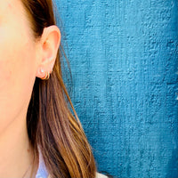 Classic Vintage Diamond Studs in Platinum