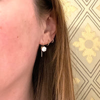 1950s Crystal & Gilt Earbobs